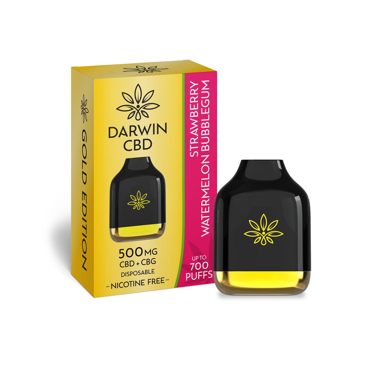 Darwin CBD Disposables (CBD+CBG 500mg)